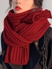 Casual Plain All Season Polyester Heavyweight Party Christmas Warmth Scarf Scarf for Women