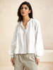 Casual Plain Spring/Fall No Elasticity Loose Long Sleeve H-Line Regular Lace Blouses for Women