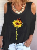 Casual Printed Causal Tops - Noracora