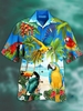 Casual Printed Coconut Tree Men-Shirts - Noracora