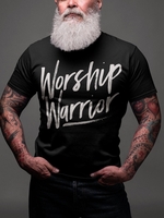 Casual Printed Cotton-Blend Men-T-Shirts - Noracora
