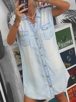 Casual Regular Fit Patchwork Casual Dresses