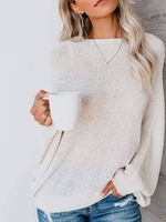 Casual Round Neck Sweaters