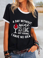 Casual Round Neck T-Shirts - Noracora