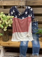 Casual Short Sleeve O-Neck T-Shirts - Noracora