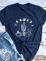 Casual Short Sleeve T-Shirts - Noracora