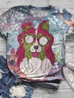 Casual Short Sleeve T-Shirts - Noracora