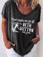 Casual Short Sleeve T-Shirts - Noracora