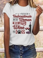 Casual Short Sleeve T-Shirts - Noracora