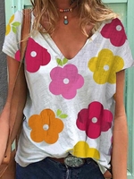 Casual Short Sleeve T-Shirts - Noracora