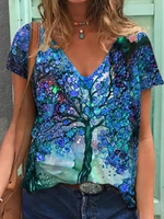 Casual Short Sleeve T-Shirts - Noracora