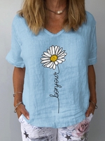 Casual Short Sleeve T-Shirts - Noracora