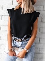 Casual Short Sleeve Tanks & Camis - Noracora