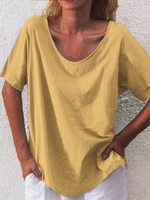 Casual Short Sleeve Tops - Noracora