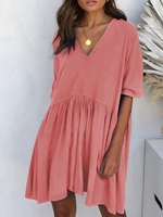 Casual Solid Half Sleeve System