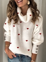 Casual Turtleneck Sweaters - Noracora