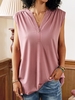 Casual V Neck A-Line Cotton Tanks & Camis - Noracora