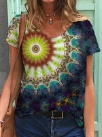 Casual V Neck T-Shirts - Noracora