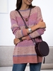 Casual Wool/knitting Loose Tunic Sweater Knit Jumpers