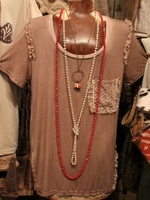 Coffee Leopard Short Sleeve Scoop Neckline T-Shirts - Noracora