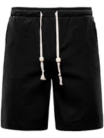 Cotton-Blend Casual Men-Shorts - Noracora