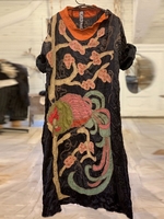 Cotton-Blend Long Sleeve Dresses - Noracora