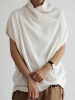 Cowl Neck Casual Loosen T-Shirts