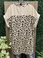 Creamy White Casual Cotton-Blend Crew Neck T-Shirts - Noracora