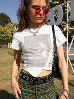 Crew Neck Casual Cotton T-Shirts - Noracora