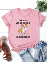 Crew Neck Casual Cotton T-Shirts - Noracora