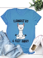 Crew Neck Casual Short Sleeve T-Shirts - Noracora