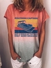 Crew Neck Casual T-Shirts - Noracora