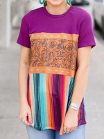 Crew Neck Casual T-Shirts - Noracora