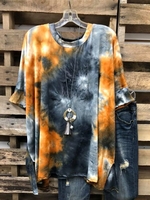 Crew Neck Casual T-Shirts - Noracora