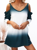 Crew Neck Cotton Cold Shoulder Shift Tanks & Camis - Noracora