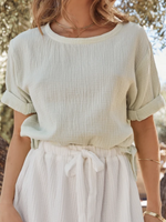 Crew Neck Holiday T-Shirts - Noracora