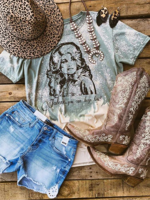 Crew Neck Short Sleeve Boho T-Shirts - Noracora