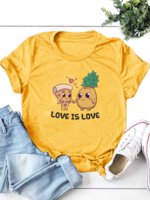 Crew Neck Short Sleeve Shift T-Shirts - Noracora