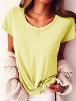 Crew Neck Short Sleeve T Shirts