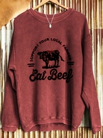 Crew Neck Sports Long Sleeve Sweatshirts &pullover - Noracora