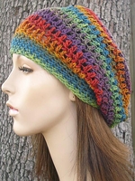 Crochet Hat,  Womens Hat,  Winter Hat,  Womens Accessories,  Slouchy Beanie,  Penelope Hat Regatta - Noracora