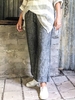 Denim Casual Linen & Cotton Bottoms - Noracora