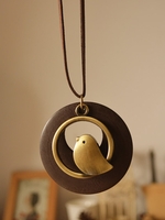 Fashion Vintage Handmade Bird Sweater Necklace