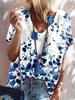 Floral Casual Blouses - Noracora