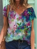 Floral Casual T-Shirts - Noracora