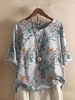 Floral Half Sleeve T-Shirts - Noracora