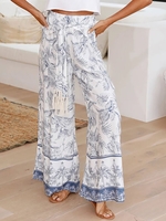 Floral Linen & Cotton Bottoms - Noracora