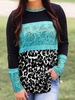 Floral Long Sleeve Printed Tunic Sweatshirts &pullover - Noracora