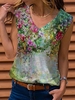 Floral Shift Casual Sleeveless Tanks & Camis - Noracora