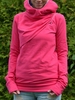 Fuchsia Casual Long Sleeve Auto-Clearance - Noracora
